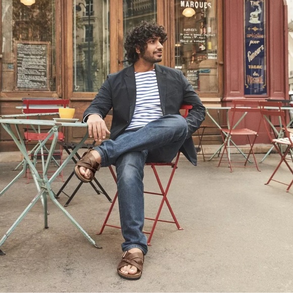 Birkenstock Lugano Tobacco Leather Sandal 44/11 - Picture 5 of 5